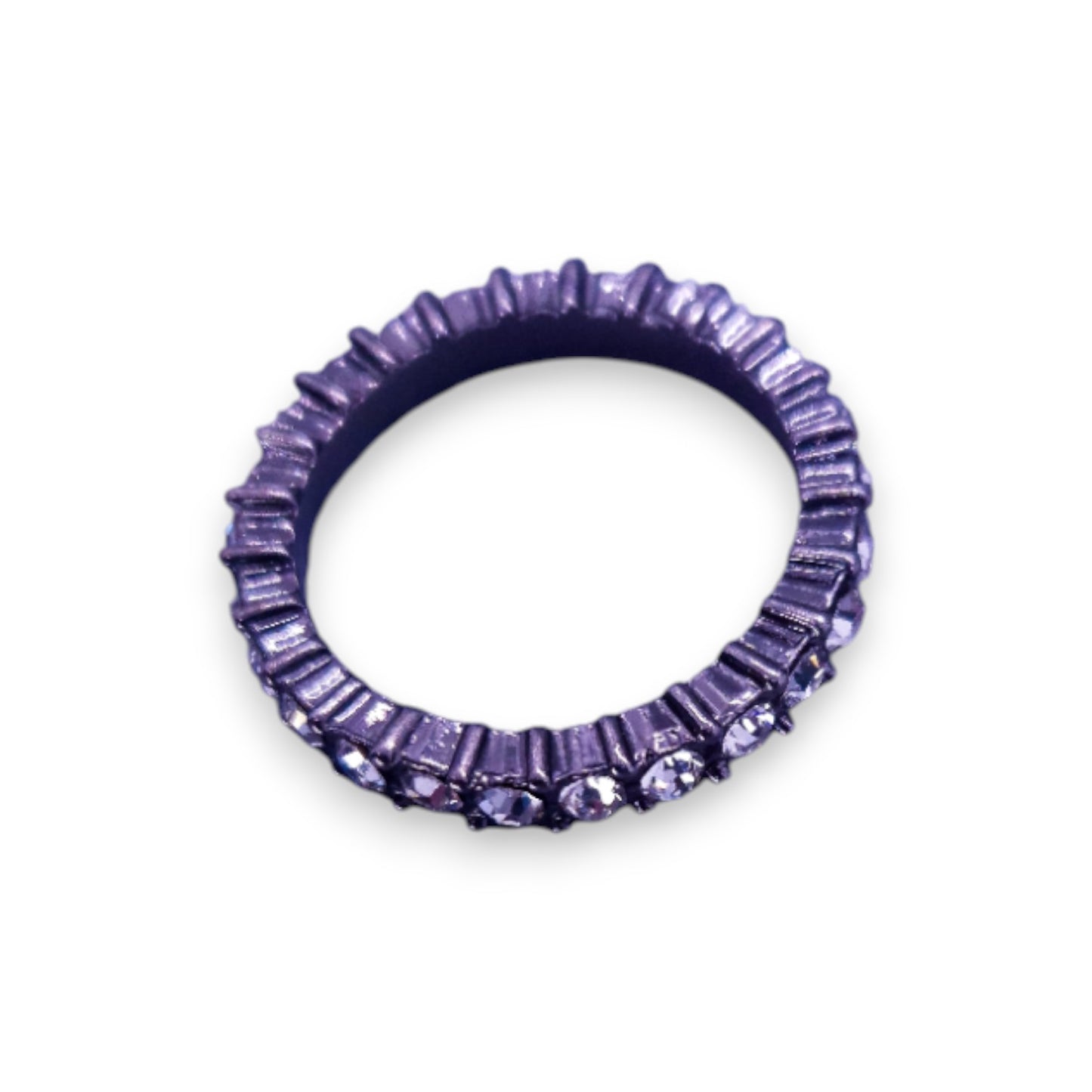 Metal Clear Cubic Zirconia Classic Ring