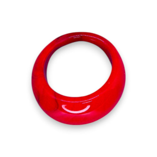 Glass "Clementine Sorbet" Statement Ring