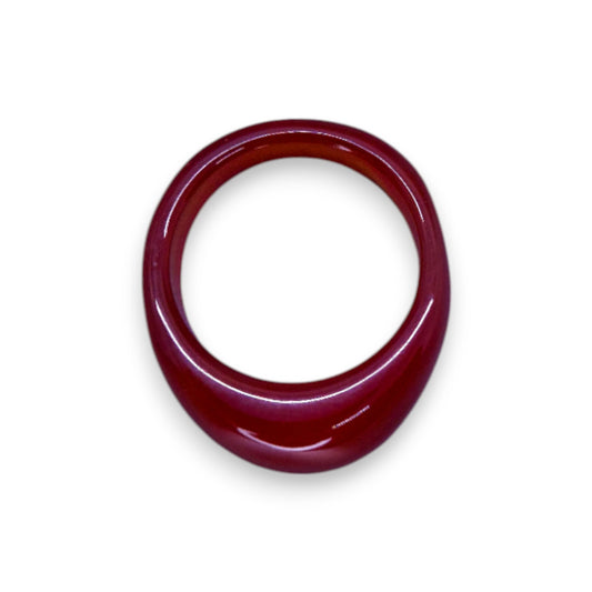 Glass "Cola Cube" Statement Ring