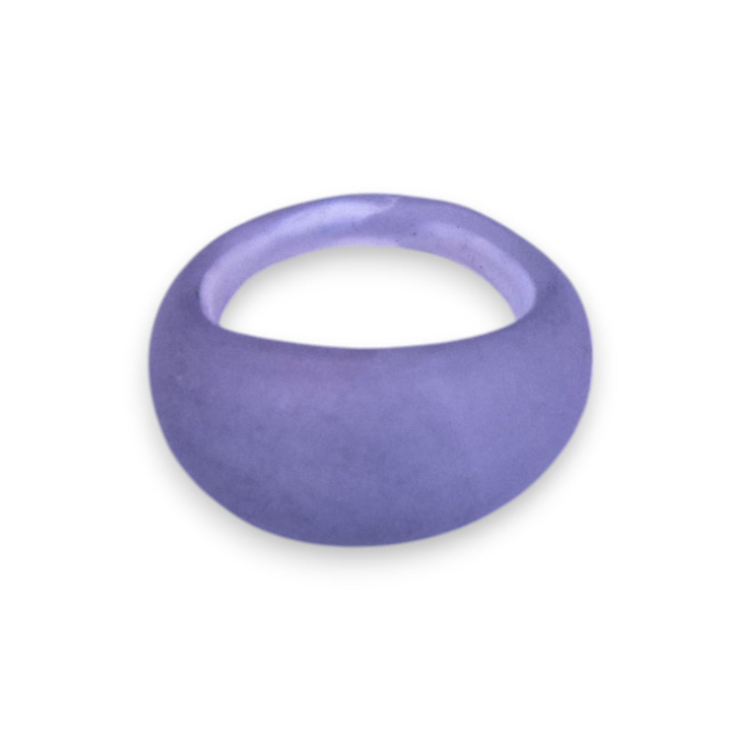 Glass "Coconut Ice" Statement Ring