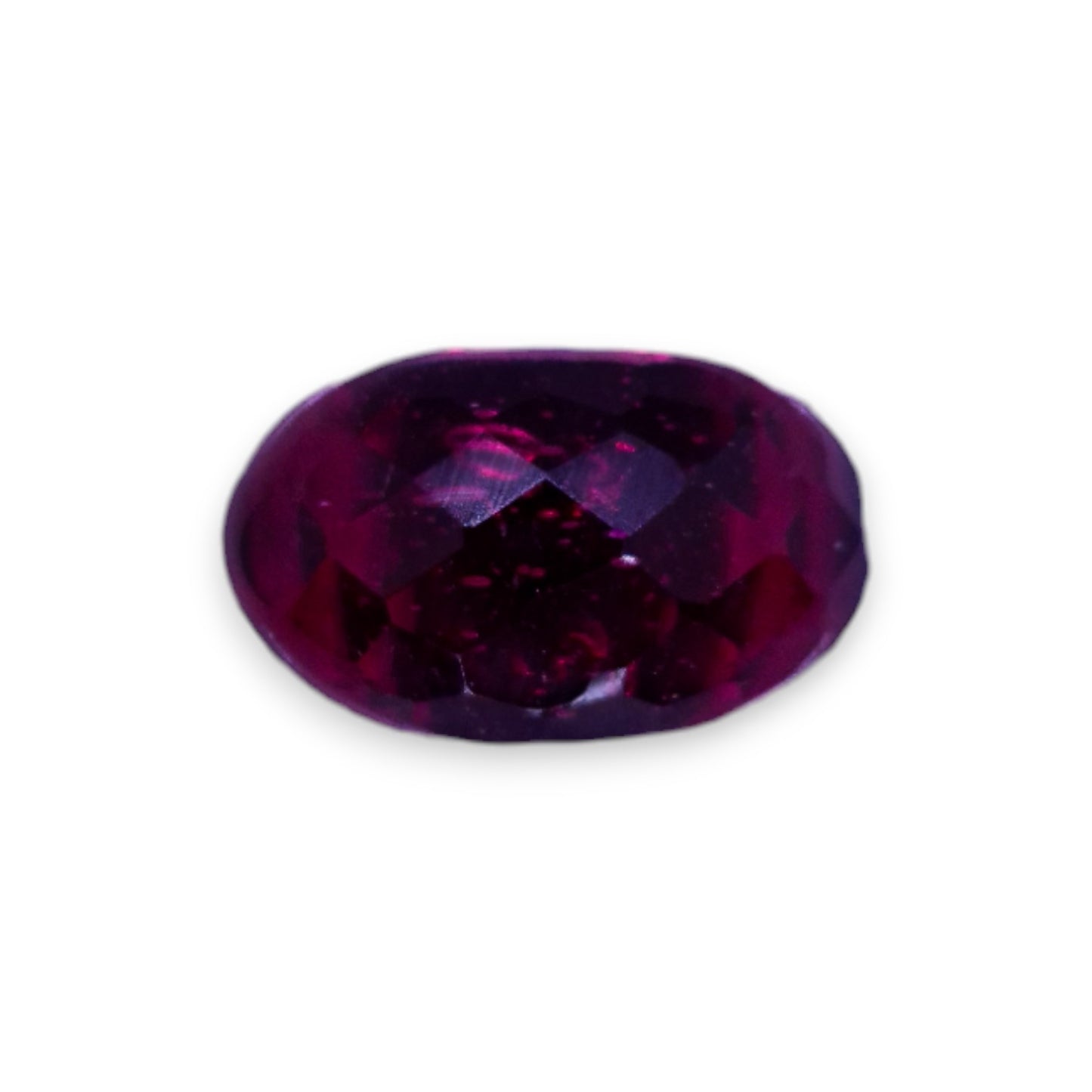 Glass "Raspberry Coulis" Statement Ring