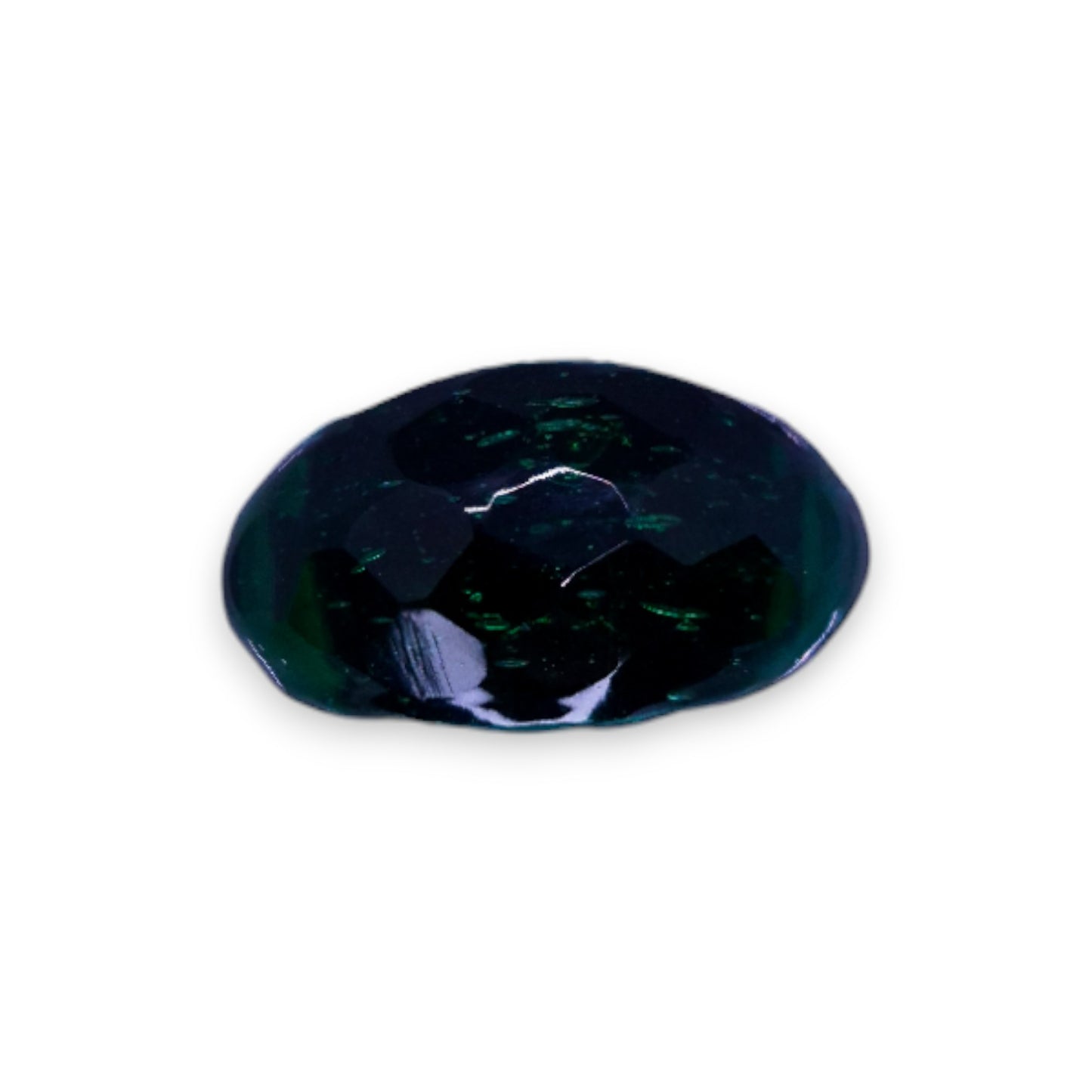 Glass "Spearmint Sugar" Statement Ring