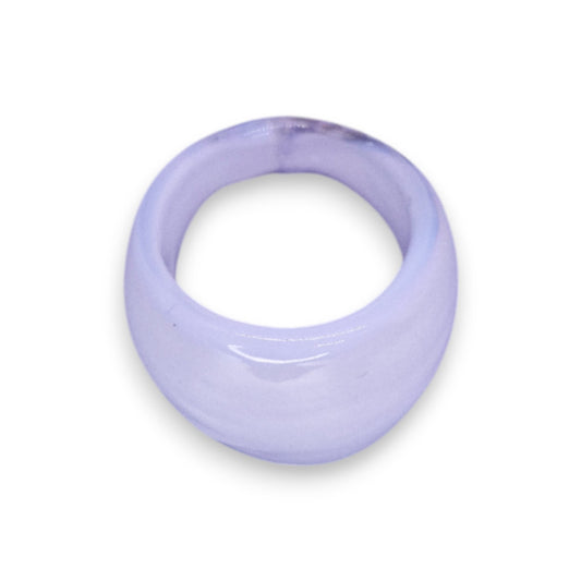 Glass "Vanilla Bean" Statement Ring