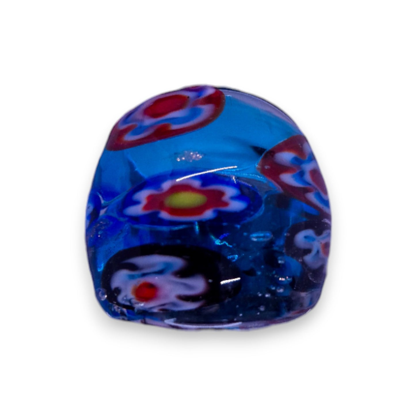 Glass "Tropical Sunrise" Statement Ring