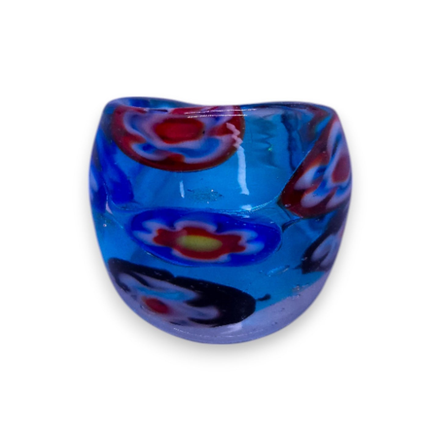 Glass "Tropical Sunrise" Statement Ring