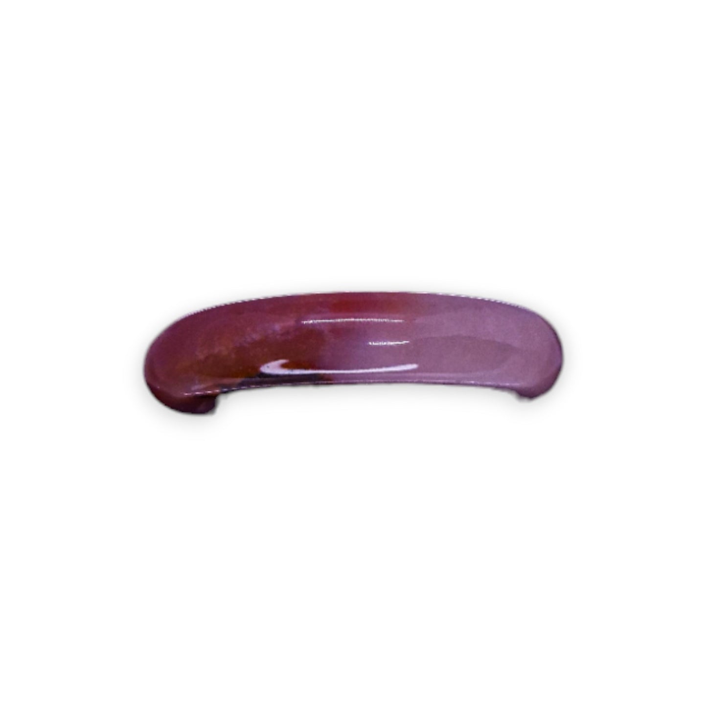 Glass "Cinnamon Swirl" Statement Ring