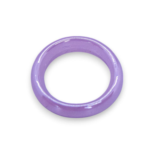 Glass "Bubblegum Glaze" Statement Ring