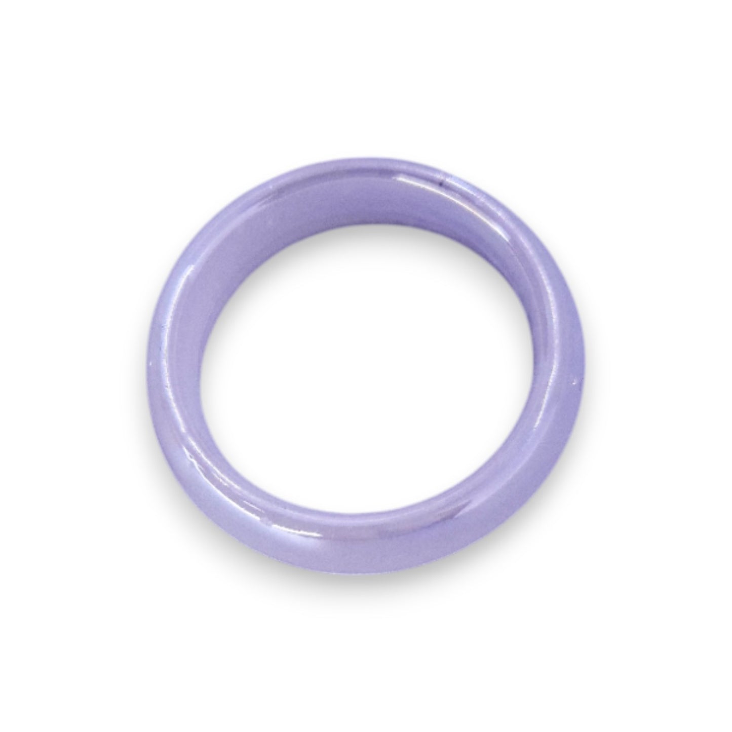 Glass "Vanilla Glaze" Statement Ring