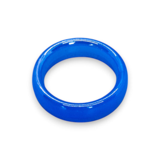 Glass "Ocean Glaze" Statement Ring