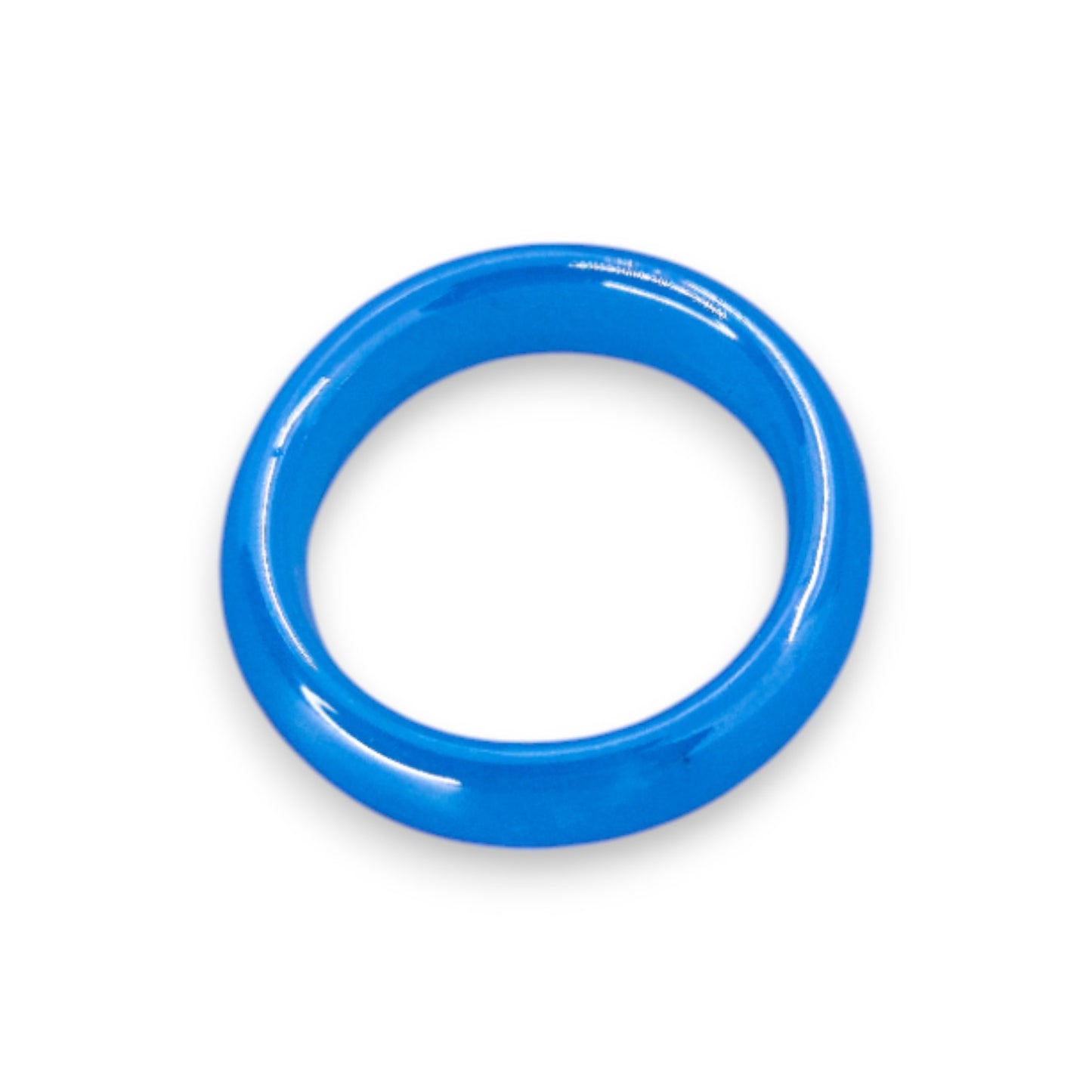 Glass "Tropical Glaze" Statement Ring