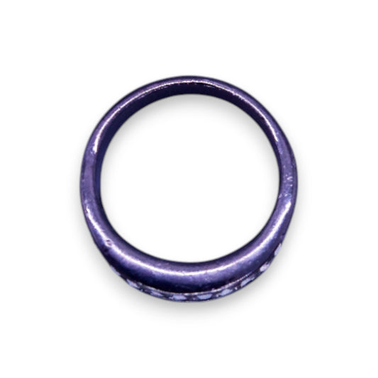 Metal Opal & Cubic Zirconia Classic Ring