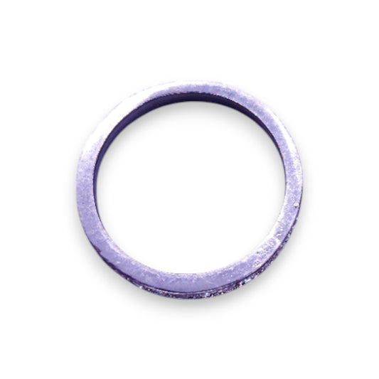 Silver Tone Clear Cubic Zirconia Classic Ring