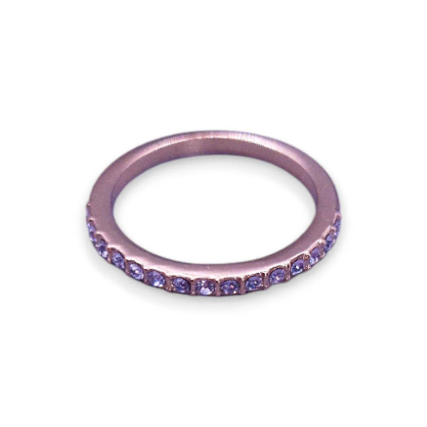 Gold Tone Cubic Zirconia Classic Ring