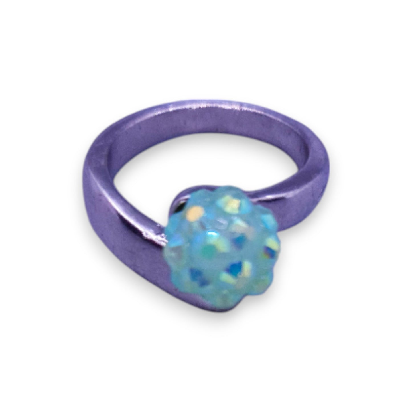 Silver Tone Modern Ring