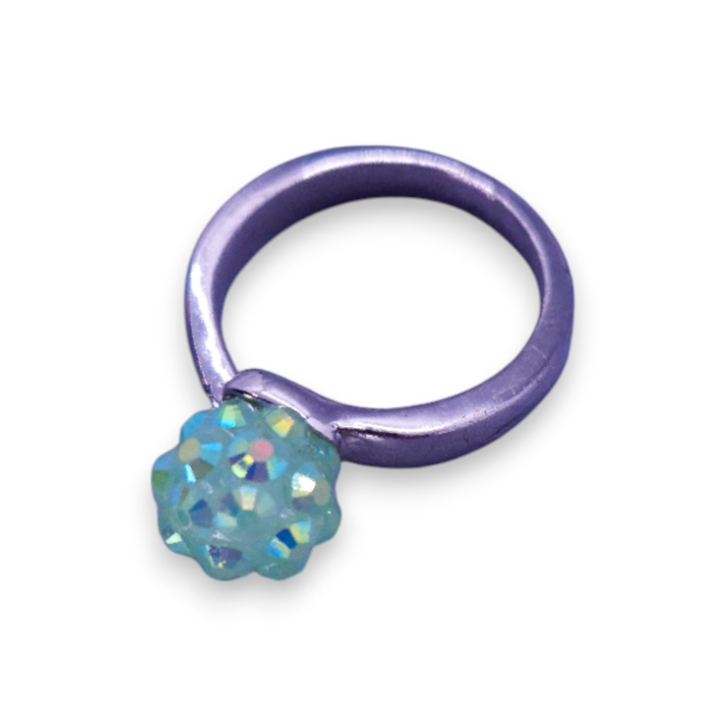 Silver Tone Modern Ring