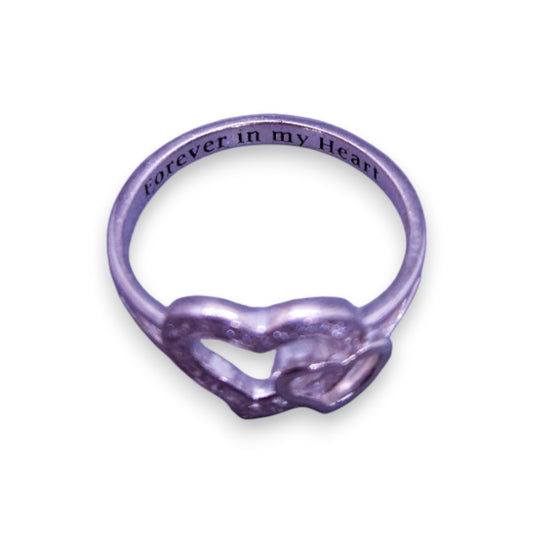 Sterling Silver Clear Cubic Zirconia Romantic Ring