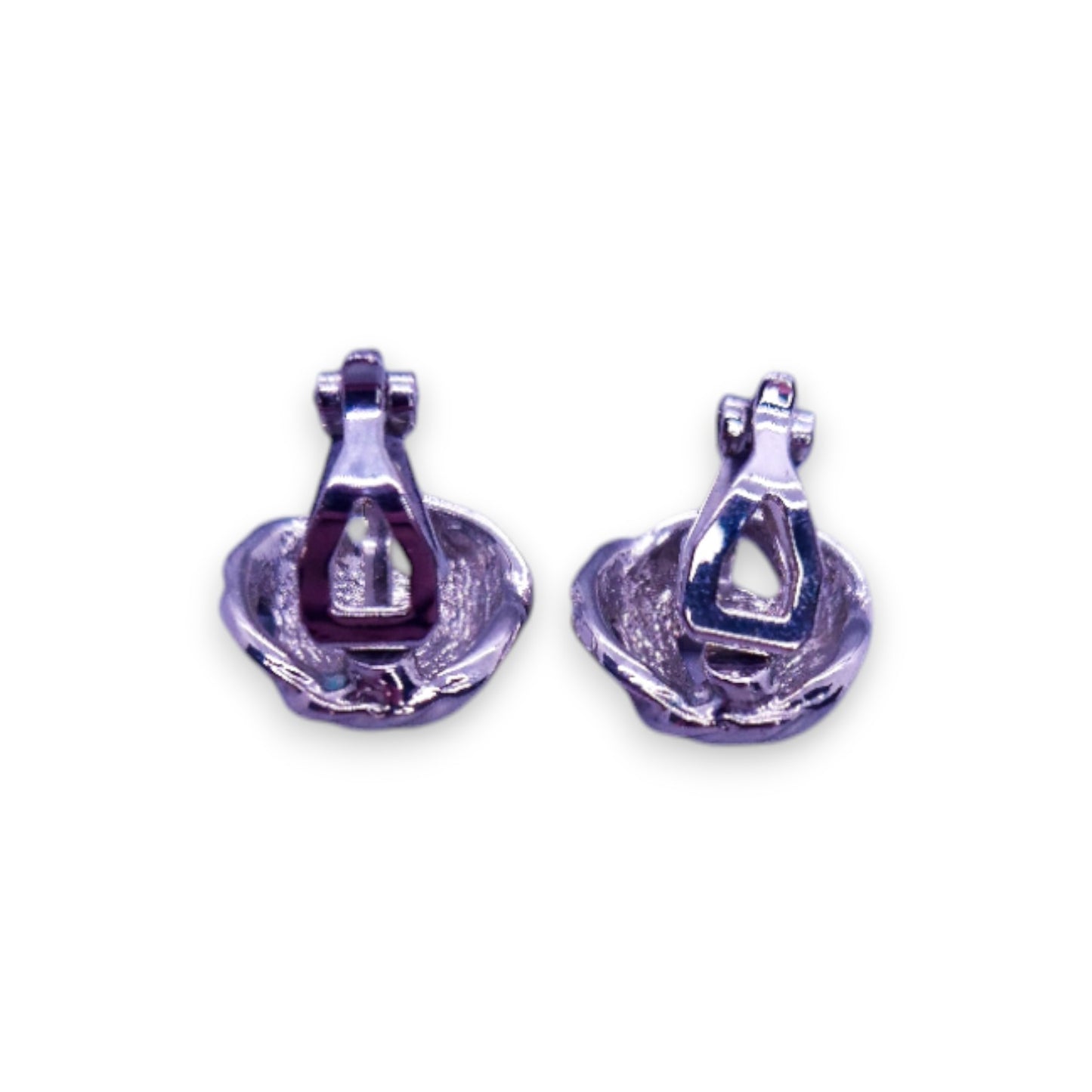 Silver Tone Vintage Earrings