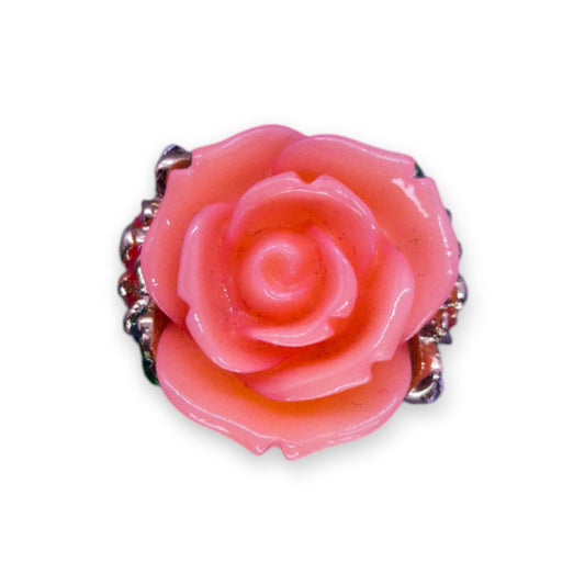 Gold Tone Cubic Zirconia Nature Inspired Ring