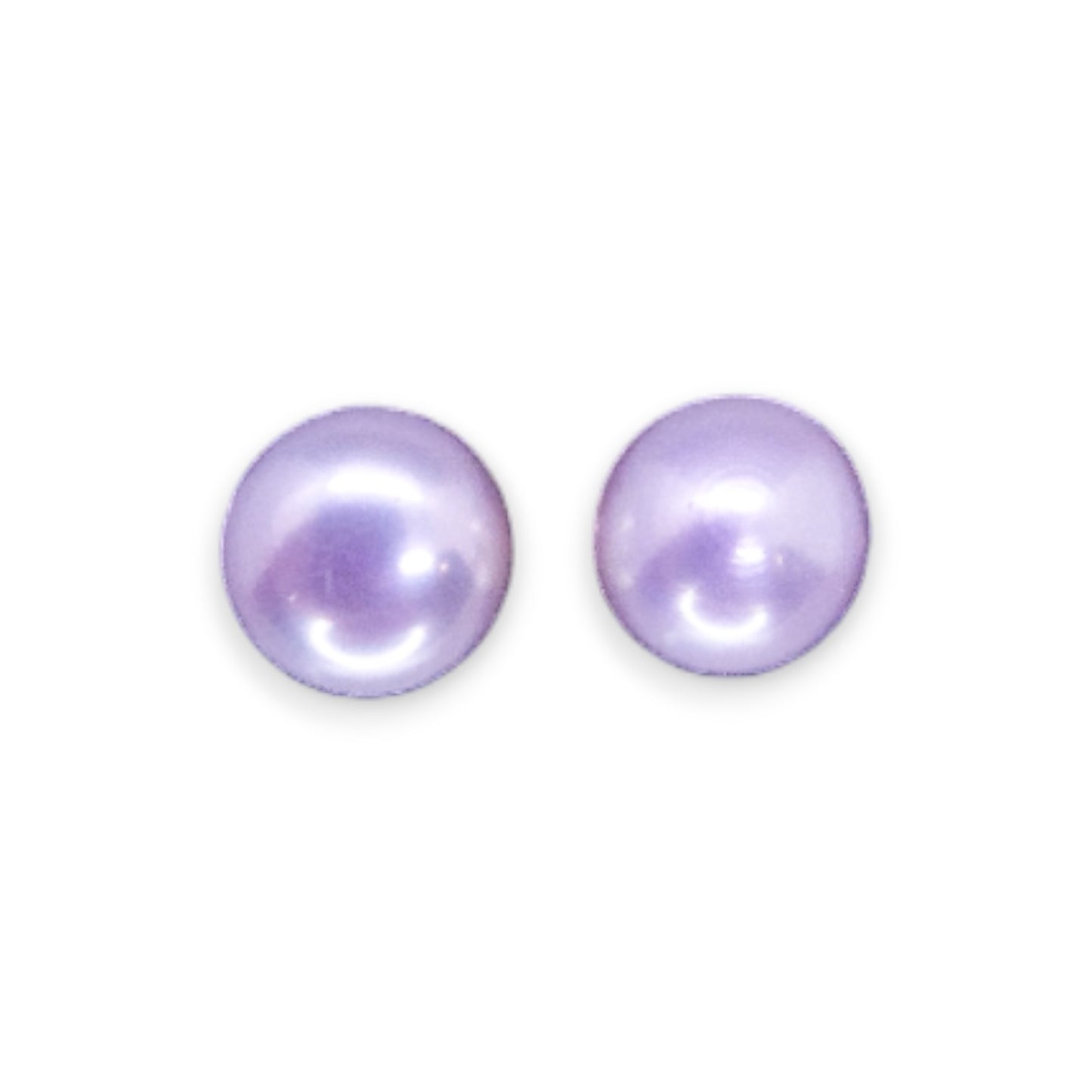 Gold Tone Faux Pearl Classic Earrings