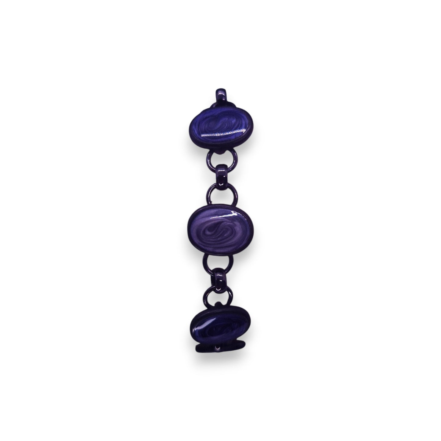 Metal Blue Paste Statement Bracelet