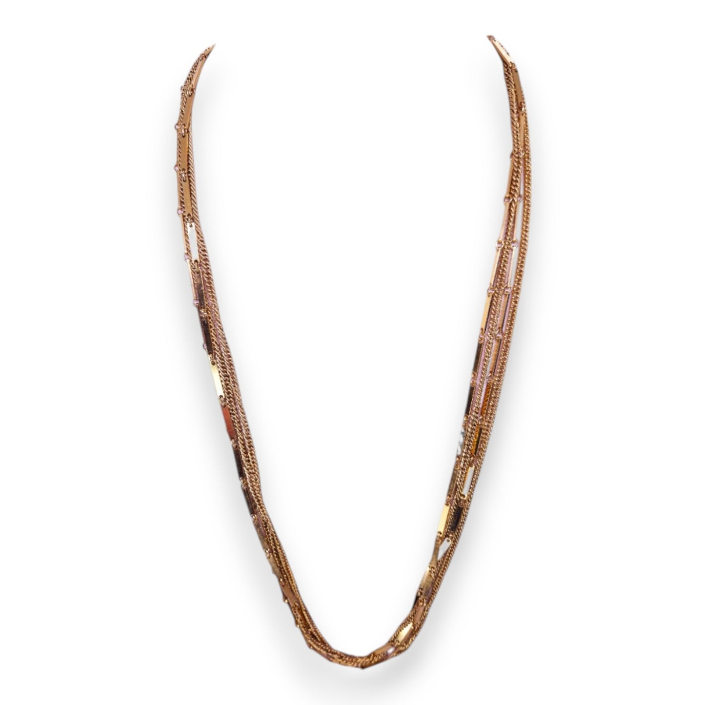 Gold Tone Classic Necklace