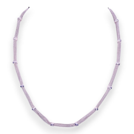 Silver Tone Classic Necklace