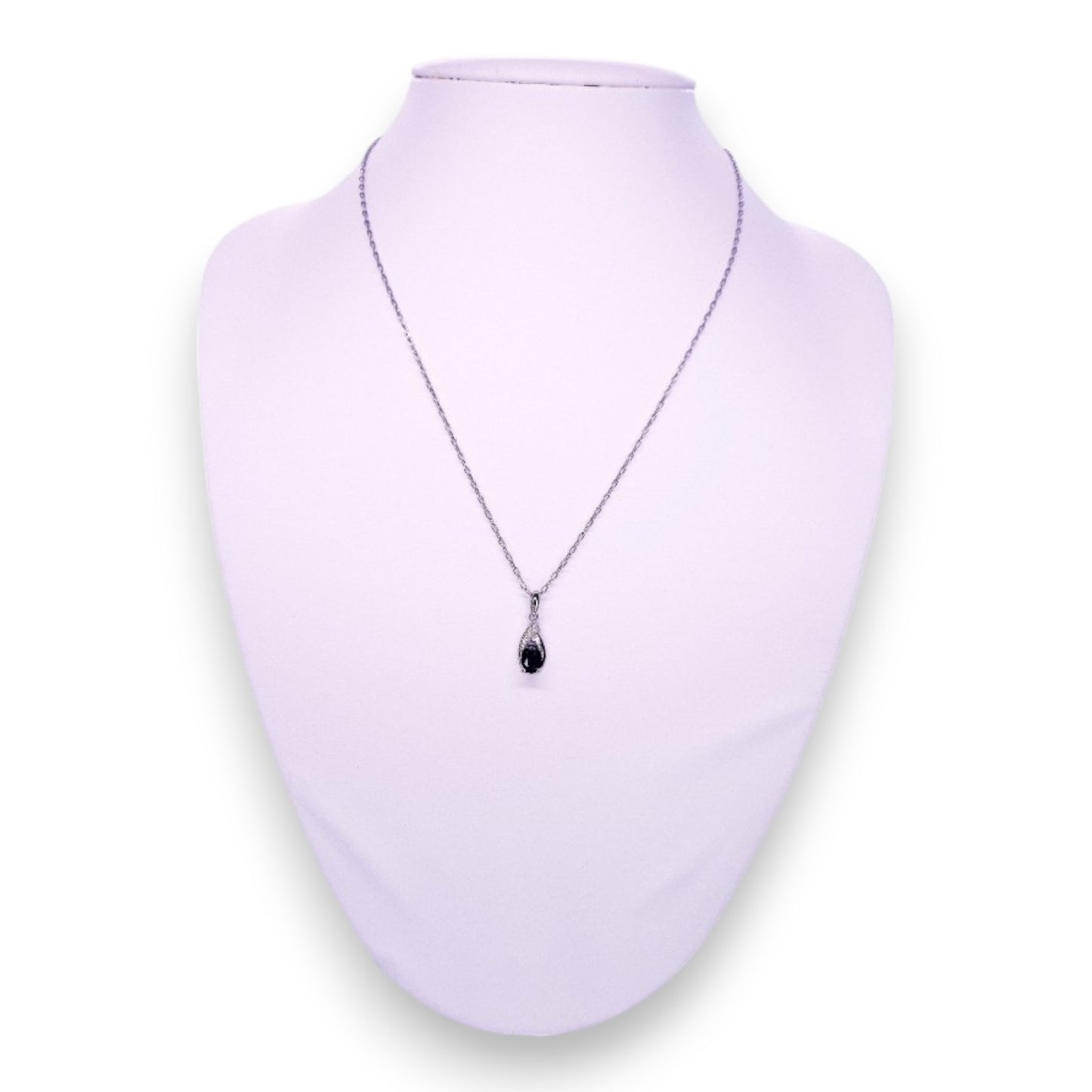 10ct Gold Plated Cubic Zirconia Classic Necklace