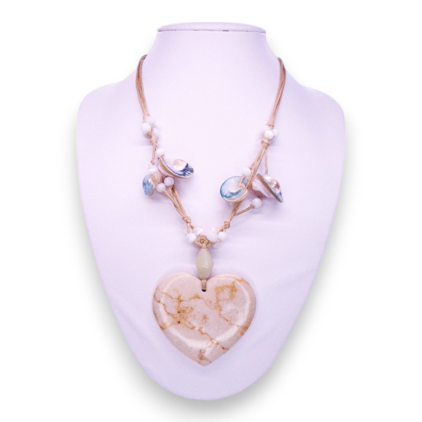 Cord Jasper Bohemian Necklace