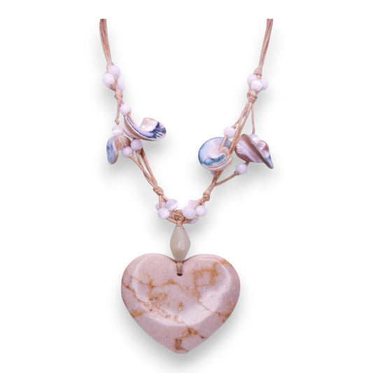 Cord Jasper Bohemian Necklace