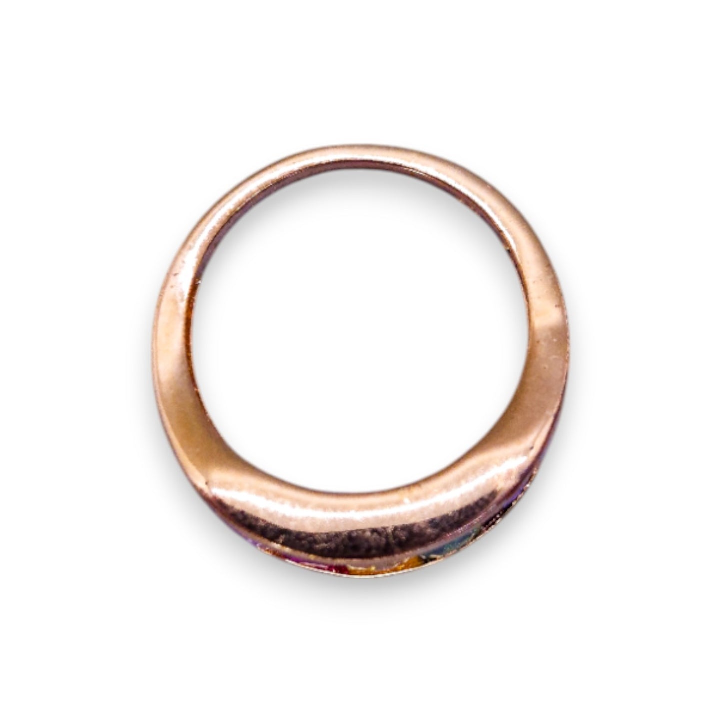 Gold Plated Multi Colour Cubic Zirconia Classic Ring