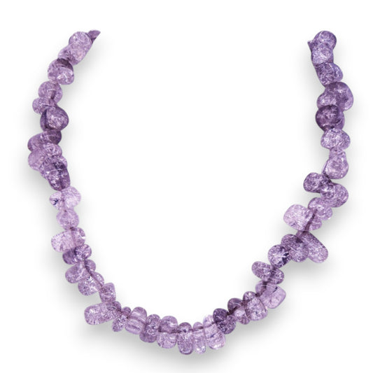 Glass Stones Statement Necklace