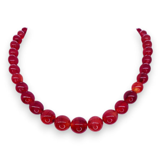 Amber Classic Necklace - Semi-Precious Stone