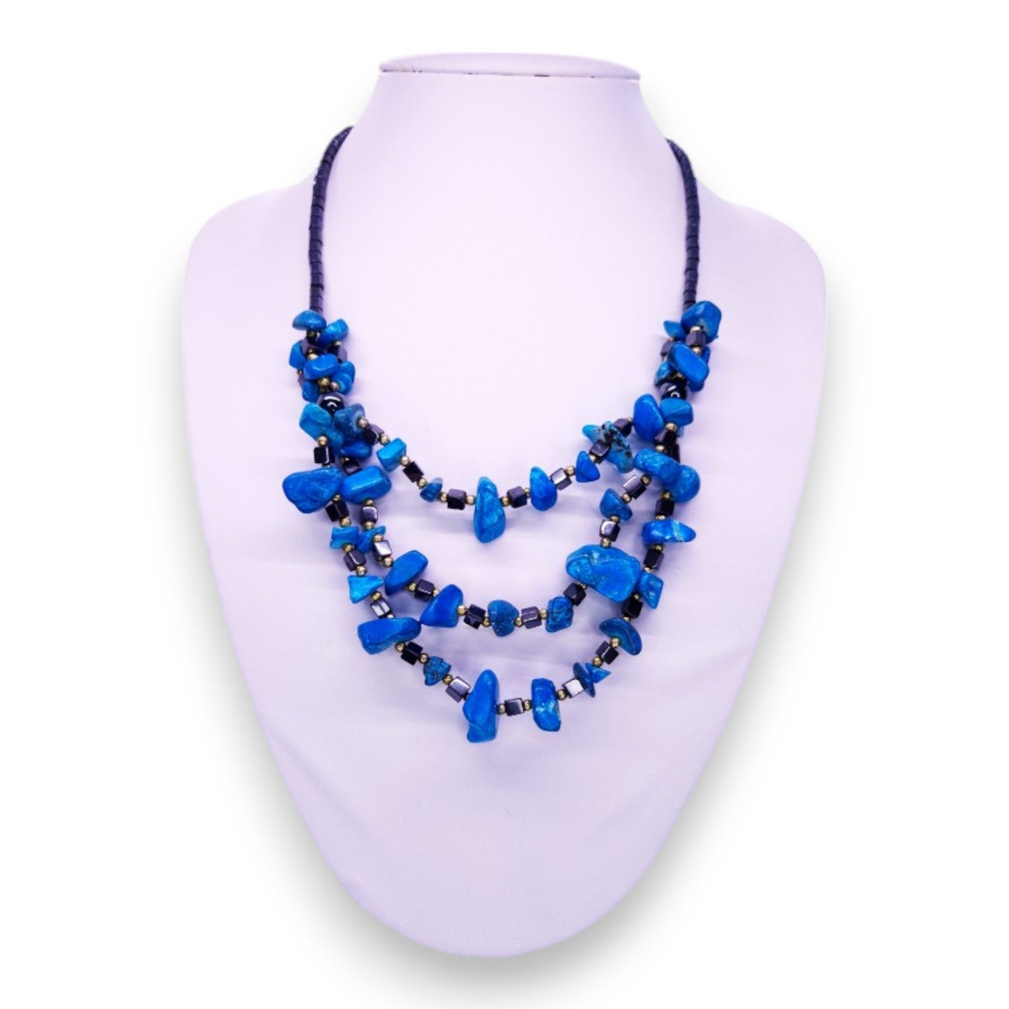 Turquoise Classic Necklace - Semi-Precious Stone