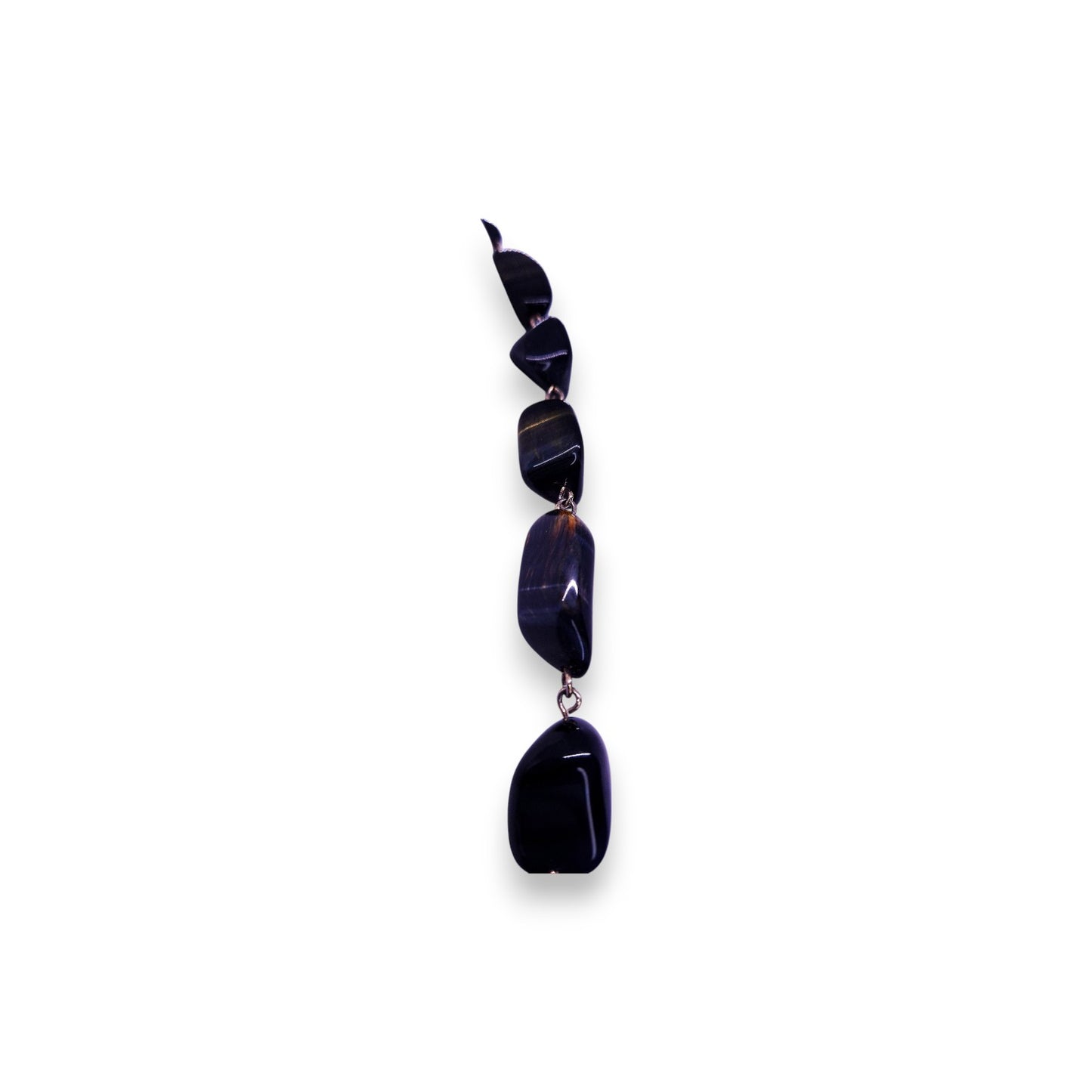 Tiger's Eye Statement Necklace - Semi-Precious Stone
