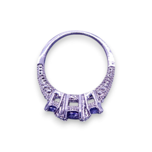 Sterling Silver Amethyst Classic Ring