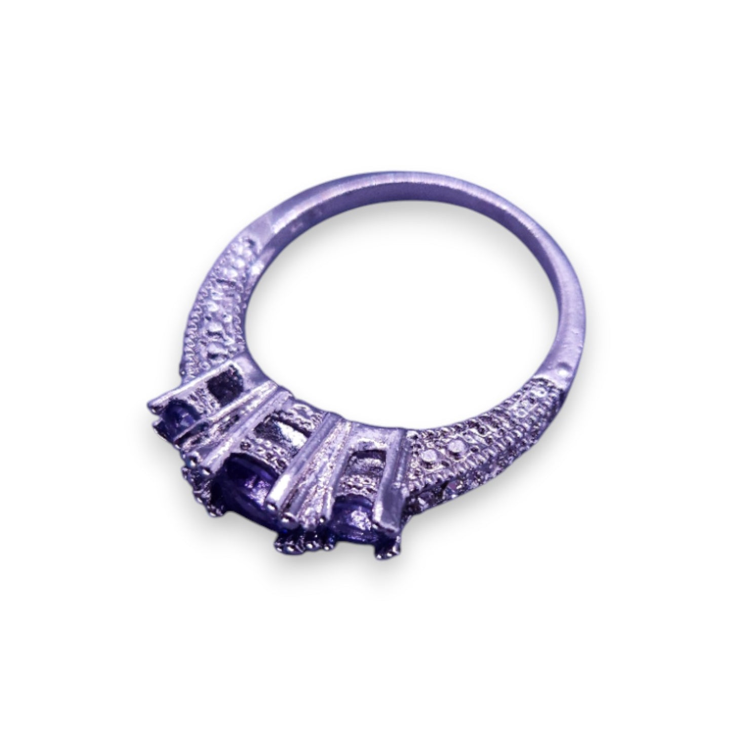 Sterling Silver Amethyst Classic Ring