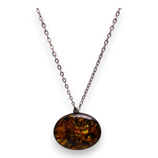 Silver Tone Statement Necklace