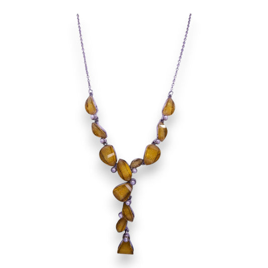 Silver Tone Nature Inspired Necklace