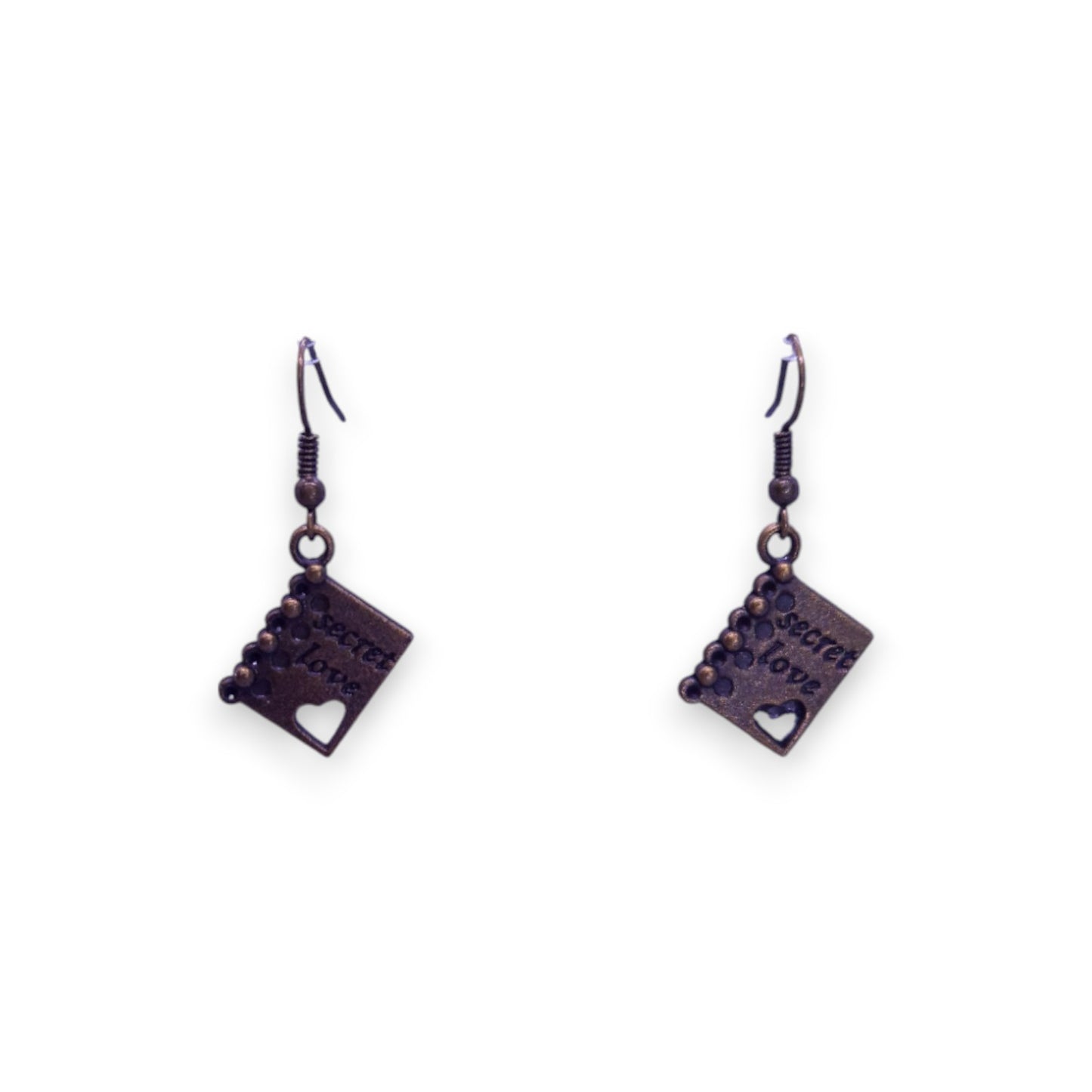 Gold Tone Modern Earrings