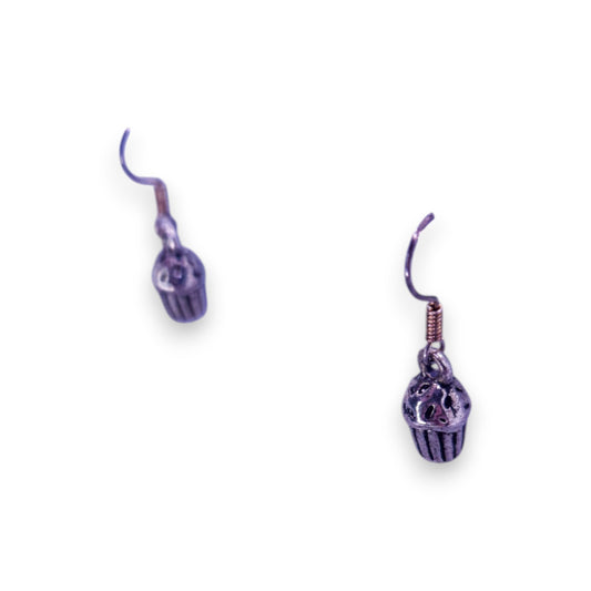 Silver Tone Modern Earrings