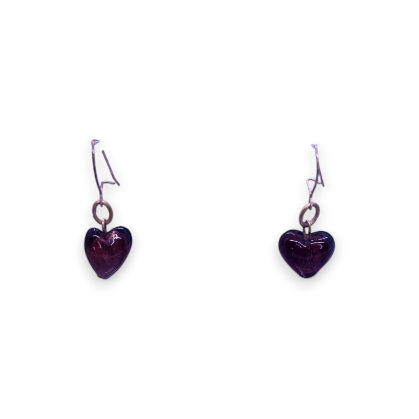 Gold Tone Glass Bead Romantic Earrings