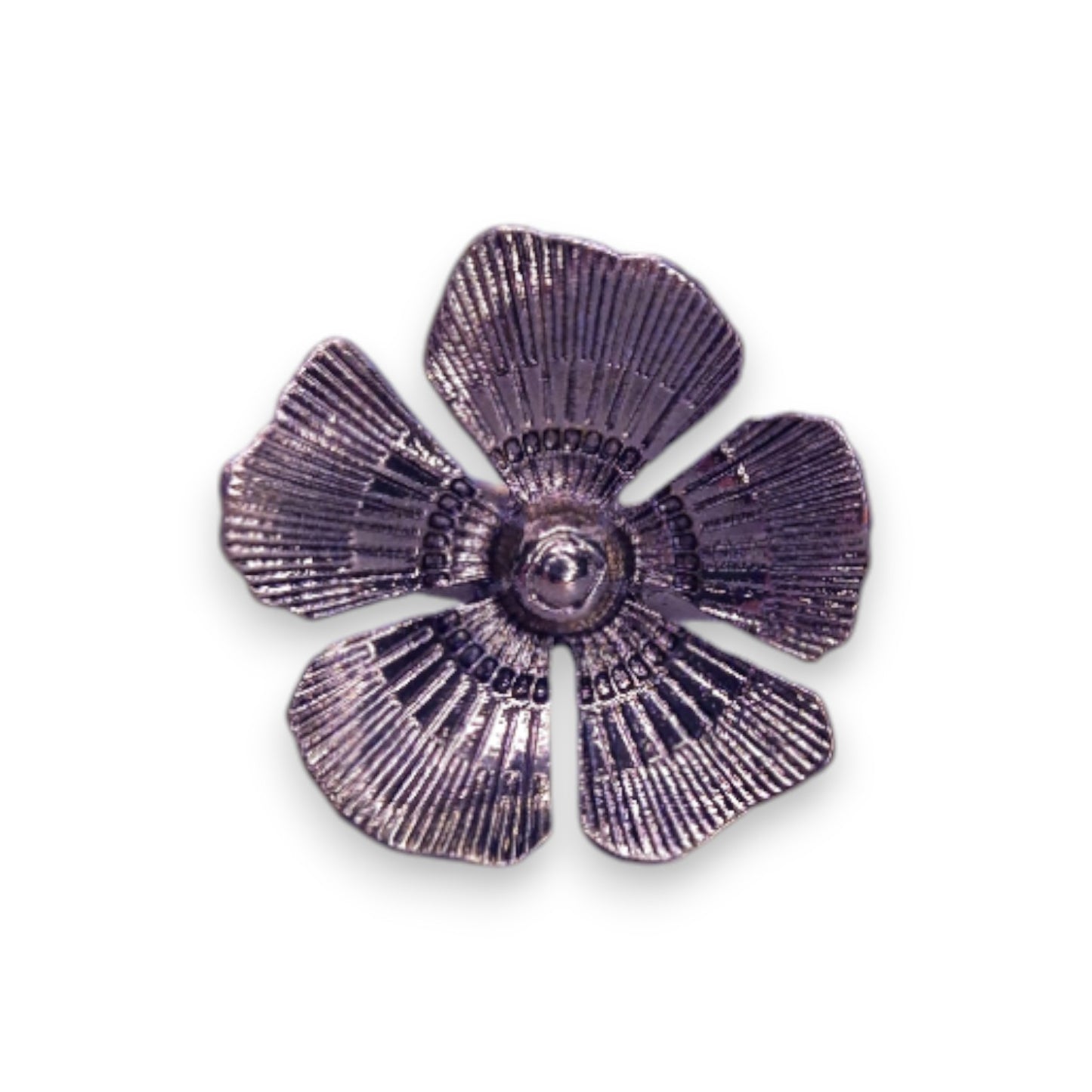 Gold Tone Nature Inspired Flower Ring