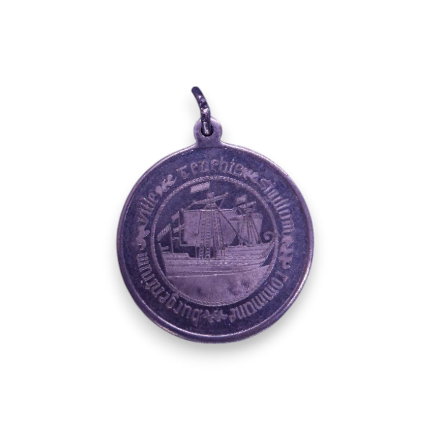 Silver Tone Vintage Pendant