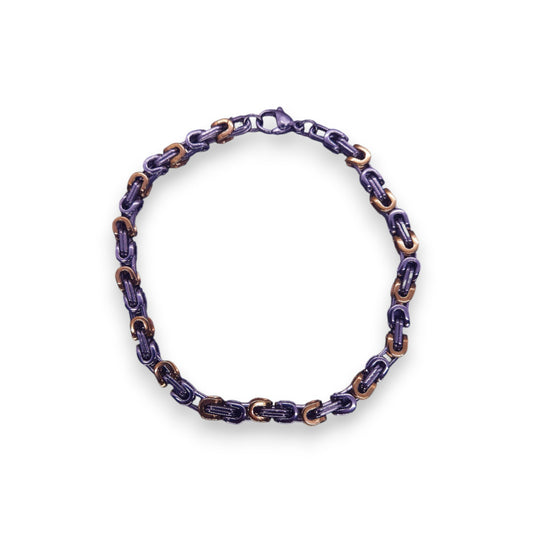 Silver & Gold Tone Classic Bracelet