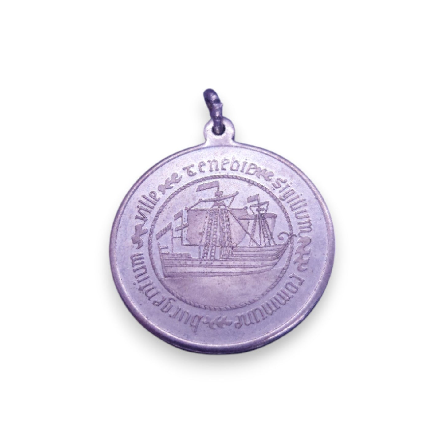 Silver Tone Vintage Pendant