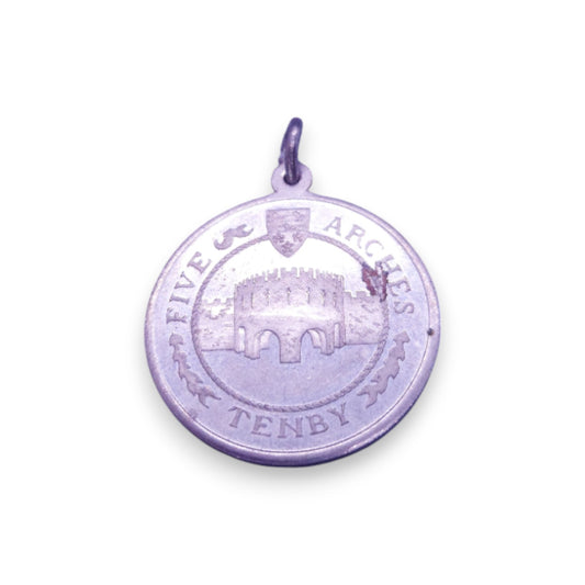 Silver Tone Vintage Pendant