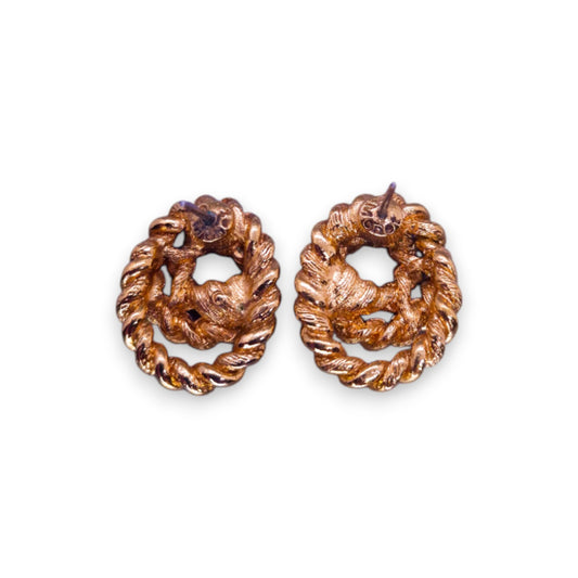 Gold Tone Vintage Earrings