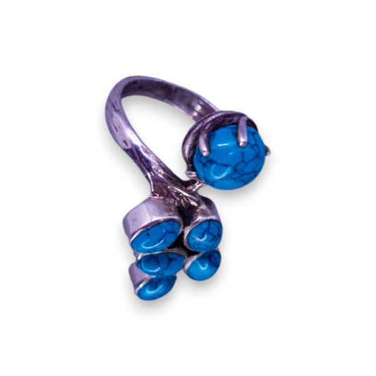Sterling Silver Turquoise Nature Inspired Ring