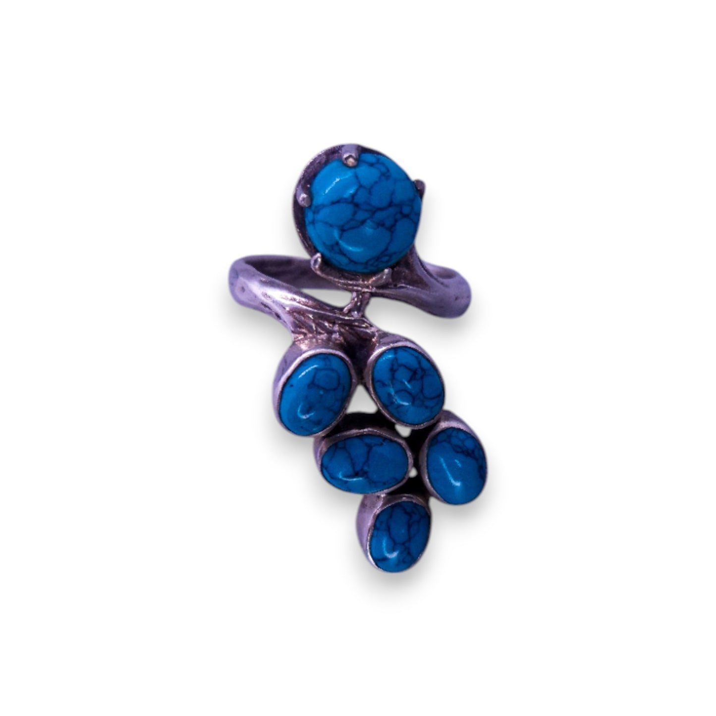 Sterling Silver Turquoise Nature Inspired Ring