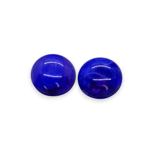 Silver Tone Plastic Classic Earrings